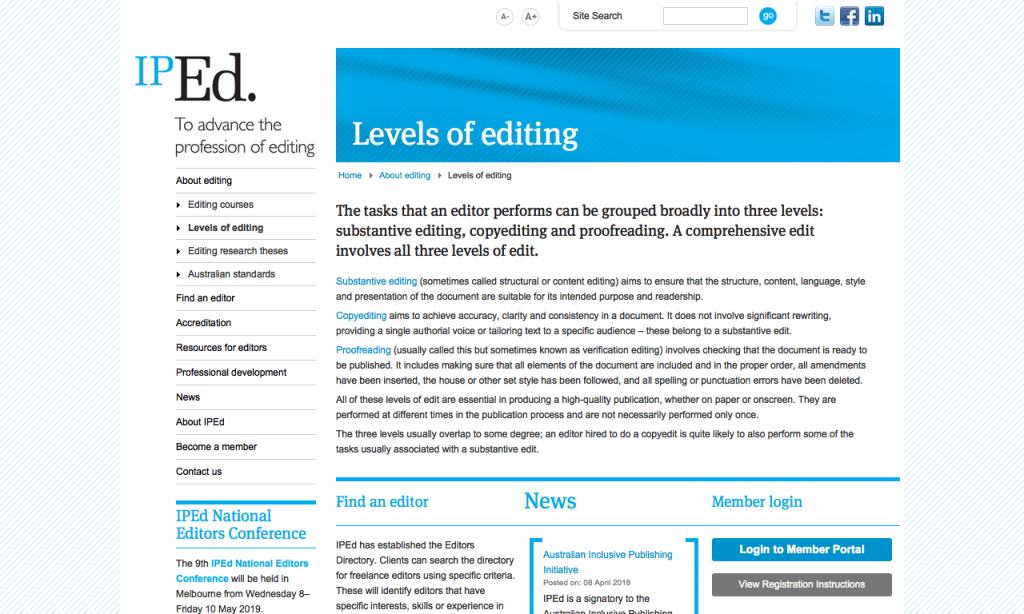 iped thesis editing guidelines