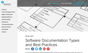 Software Documentation Types and Best Practices - altexsoft - DocToolHub