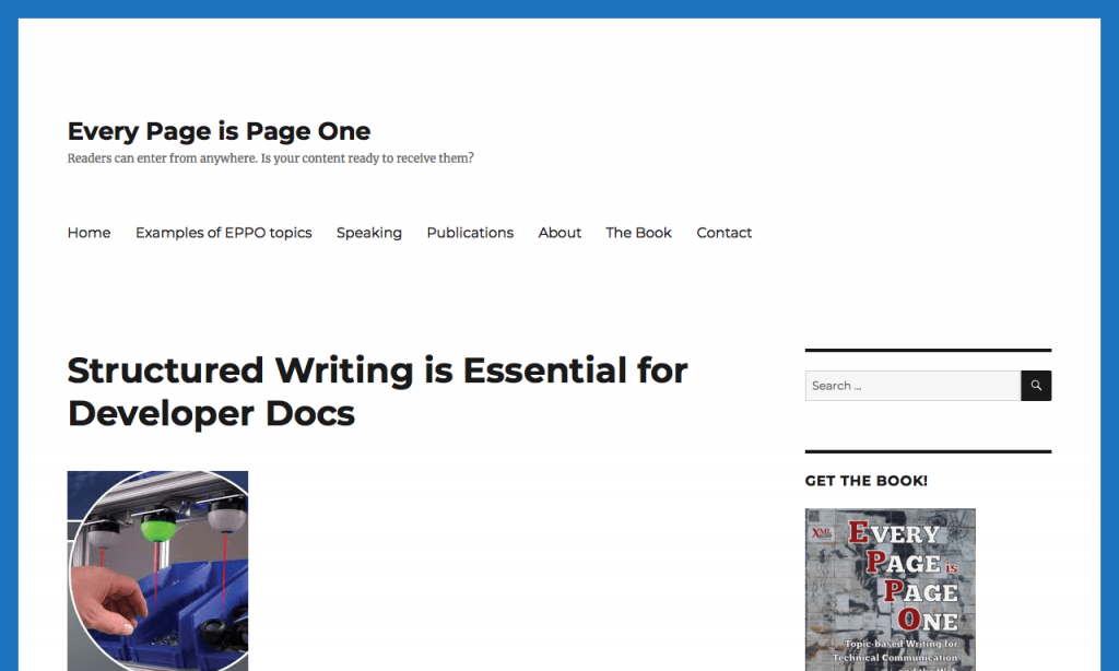 Structured Writing is Essential for Developer Docs - Every Page is Page ...