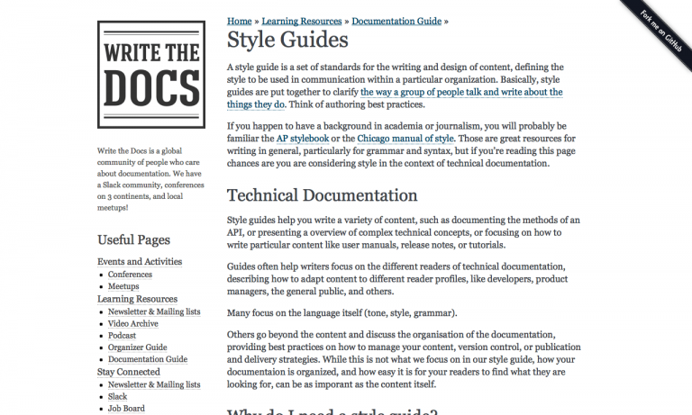 style-guides-write-the-docs-doctoolhub