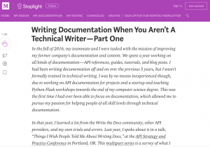 Writing Documentation When You Aren’t A Technical Writer 